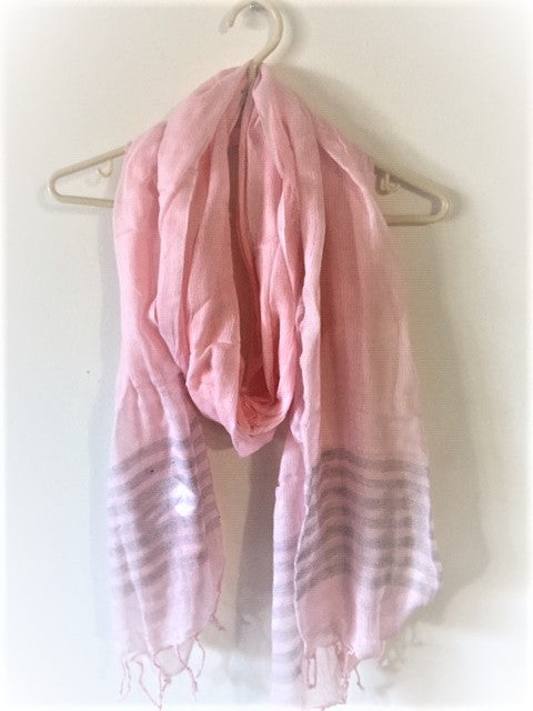 Load image into Gallery viewer, Women's Handloom Scarf- Pink Color From RSV Global Inc
